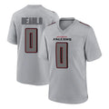 Friene A.Falcons #0 Divine Deablo Player Gray Fashion Home Game Stitched Jerseys