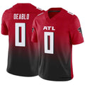 Friene A.Falcons #0 Divine Deablo Player Red Vapor F.U.S.E. Limited Home Game Stitched Jerseys