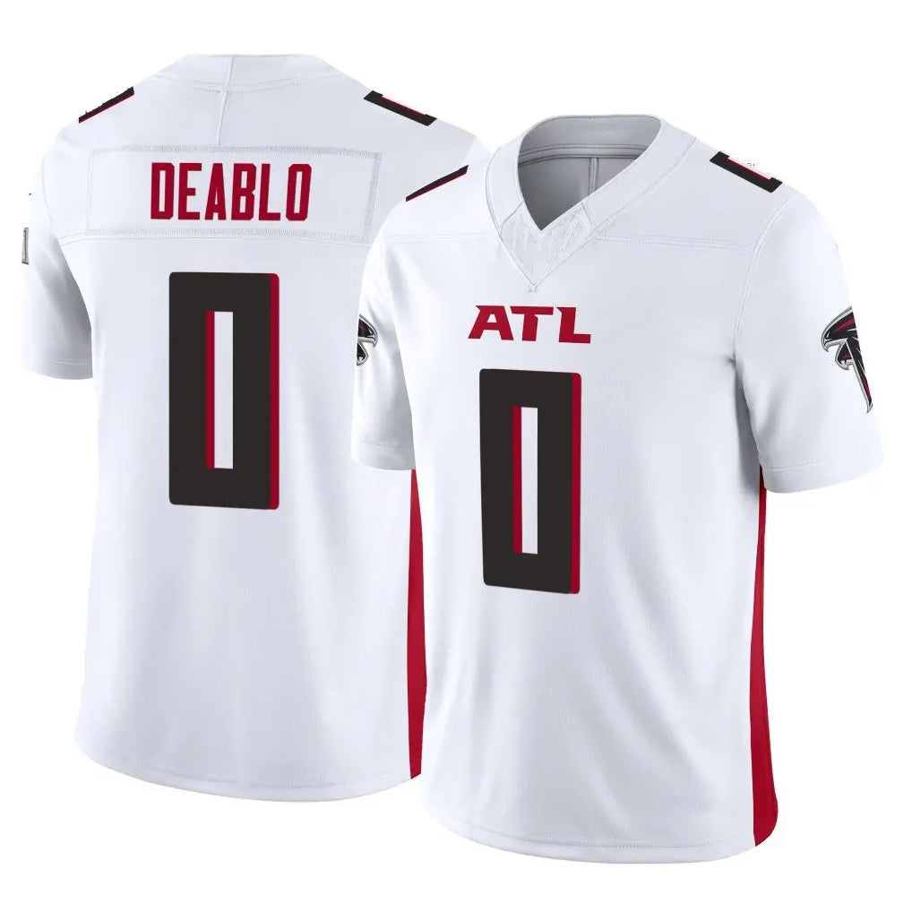 Friene A.Falcons #0 Divine Deablo Player White Vapor F.U.S.E. Limited Home Game Stitched Jerseys
