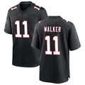 Friene A.Falcons #11 Jalon Walker Player Black Throwback Game Stitched Jerseys