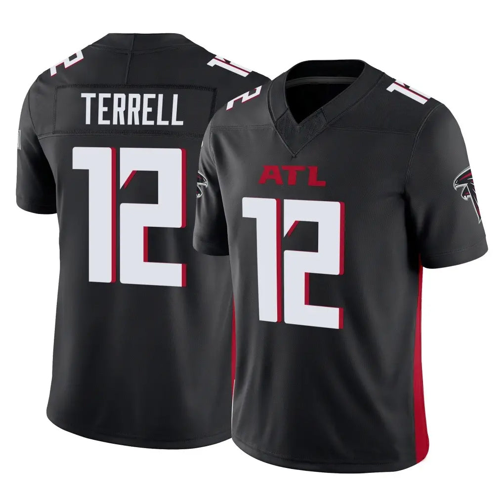 Friene A.Falcons #12 Avieon Terrell Player Black Alternate Vapor F.U.S.E. Limited Stitched Jerseys
