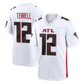 Friene A.Falcons #12 Avieon Terrell Player White Home Game Stitched Jerseys