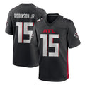 Friene A.Falcons #15 Brian Robinson Player Black Home Game Stitched Jerseys