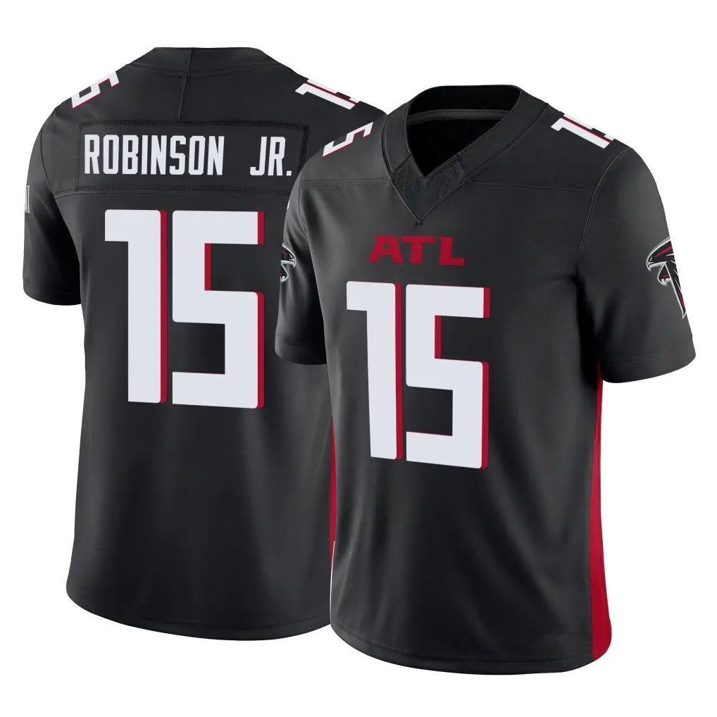 Friene A.Falcons #15 Brian Robinson Player Black Vapor F.U.S.E. Limited Home Game Stitched Jerseys