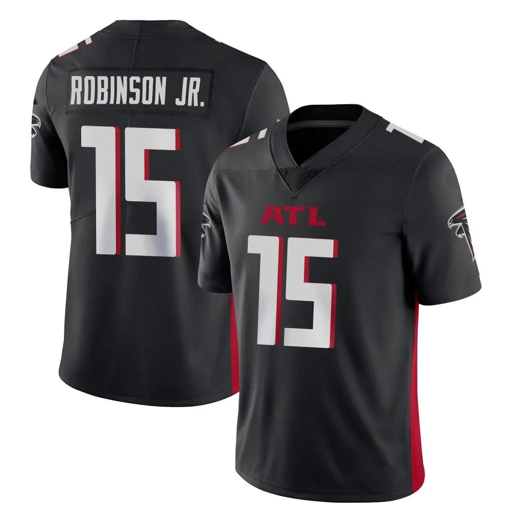 Friene A.Falcons #15 Brian Robinson Player Black Vapor Untouchable Limited Home Game Stitched Jerseys