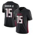 Friene A.Falcons #15 Brian Robinson Player Black Vapor Untouchable Limited Home Game Stitched Jerseys