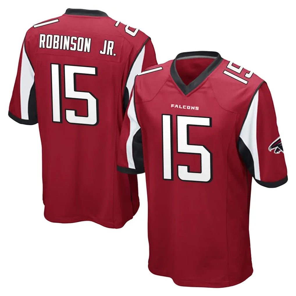 Friene A.Falcons #15 Brian Robinson Player Red Color Vapor Home Game Stitched Jerseys