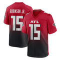 Friene A.Falcons #15 Brian Robinson Player Red Home Game Stitched Jerseys