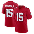 Friene A.Falcons #15 Brian Robinson Player Red Team Color Home Game Stitched Jerseys