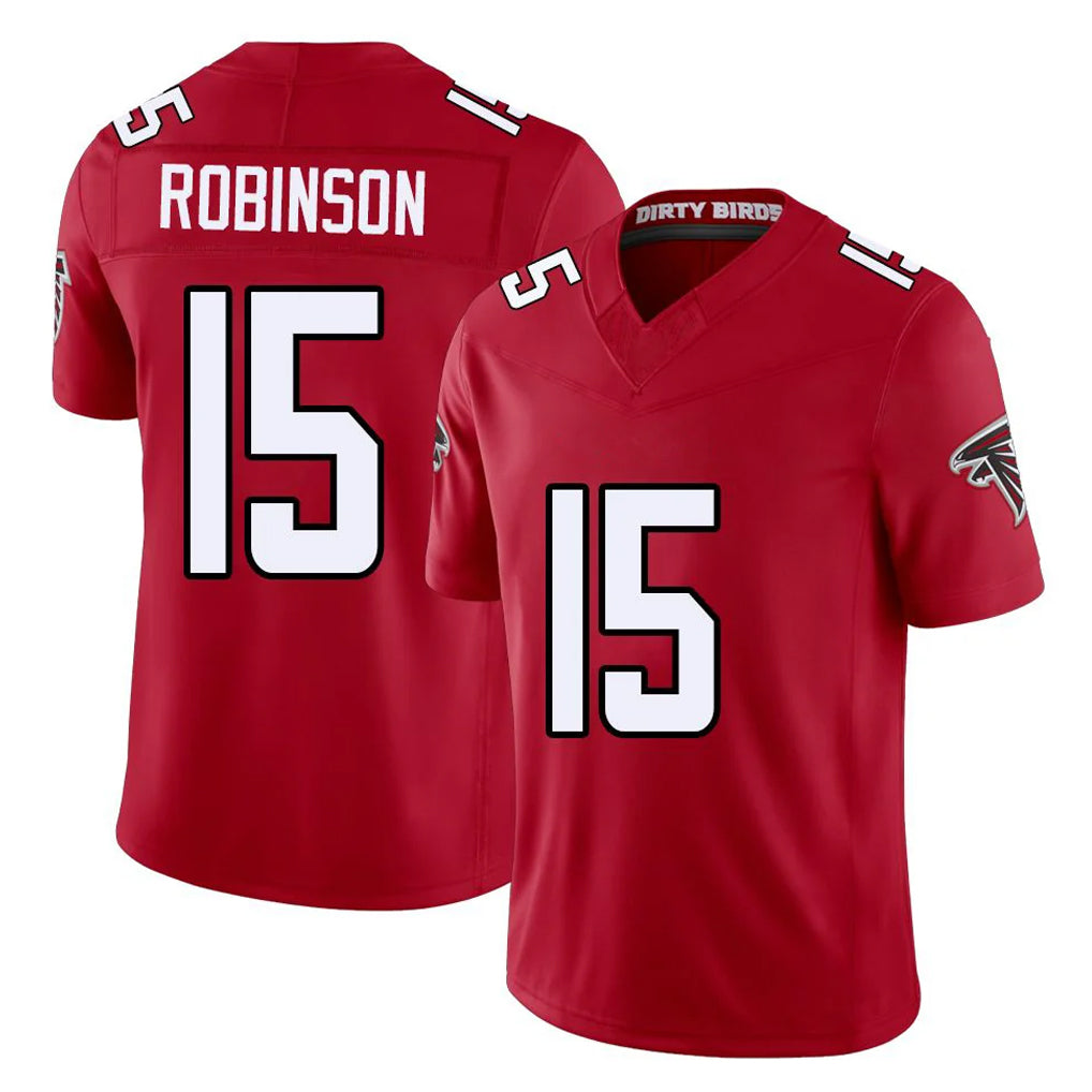 Friene A.Falcons #15 Brian Robinson Player Red Team Color Vapor F.U.S.E. Limited Stitched Jerseys