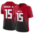 Friene A.Falcons #15 Brian Robinson Player Red Vapor F.U.S.E. Limited Home Game Stitched Jerseys