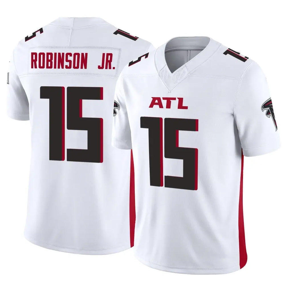 Friene A.Falcons #15 Brian Robinson Player White Vapor F.U.S.E. Limited Stitched Jerseys