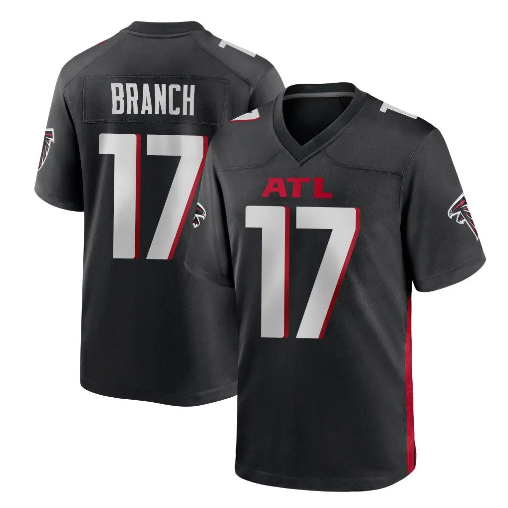Friene A.Falcons #17 Zachariah Branch Player Black Home Game Stitched Jerseys