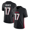 Friene A.Falcons #17 Zachariah Branch Player Black Vapor Untouchable Limited Home Game Stitched Jerseys