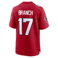 Friene A.Falcons #17 Zachariah Branch Player Red Home Game Stitched Jerseys