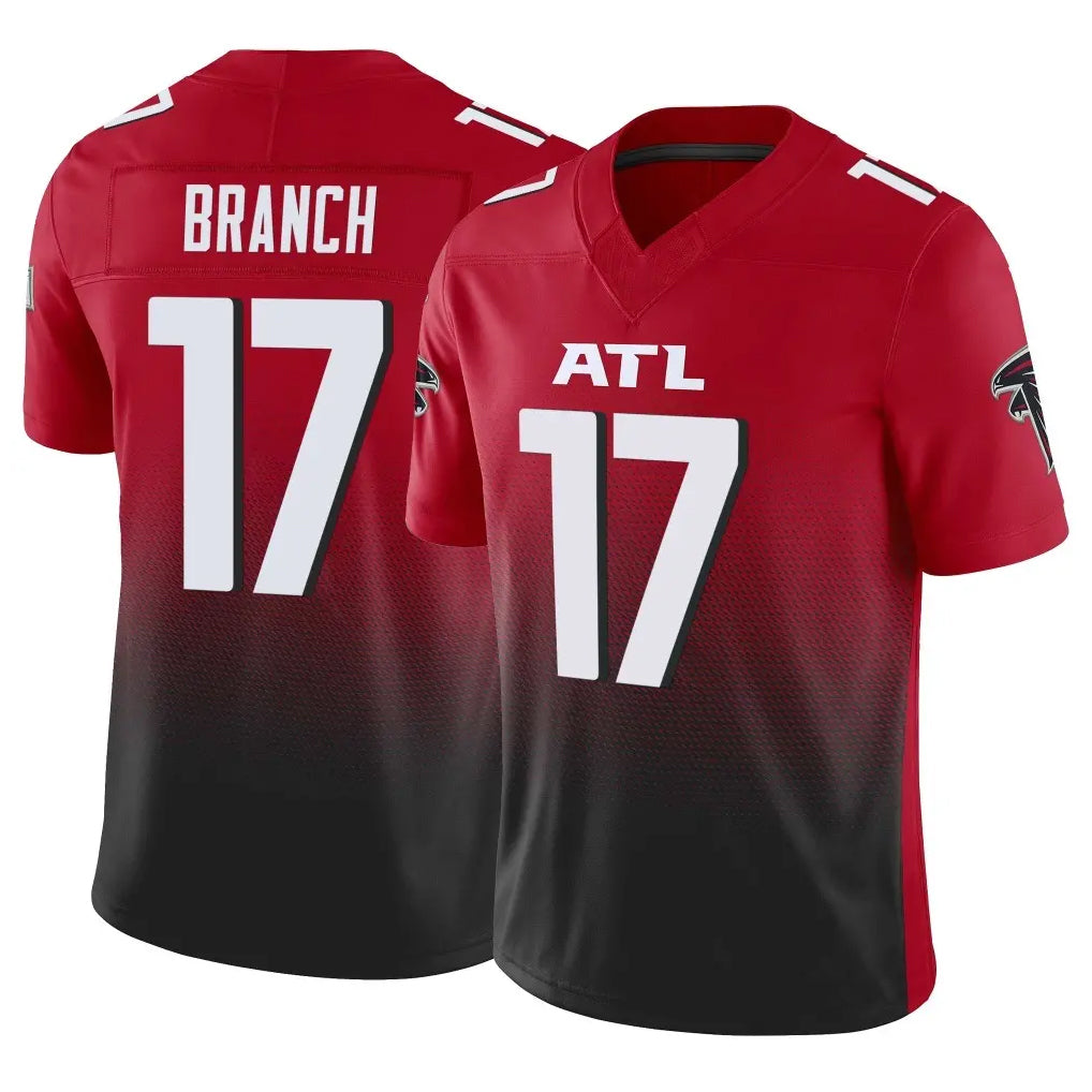 Friene A.Falcons #17 Zachariah Branch Player Red Vapor F.U.S.E. Limited Stitched Jerseys
