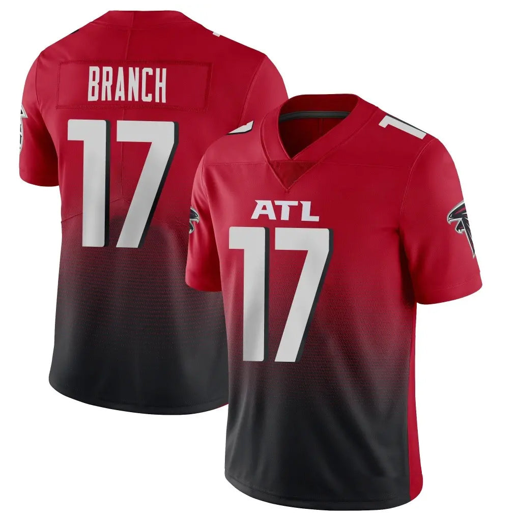 Friene A.Falcons #17 Zachariah Branch Player Red Vapor Untouchable Limited Home Game Stitched Jerseys
