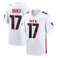 Friene A.Falcons #17 Zachariah Branch Player White Home Game Stitched Jerseys