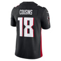 Friene A.Falcons #18 Kirk Cousins Player Black Vapor F.U.S.E. Limited Stitched Jerseys