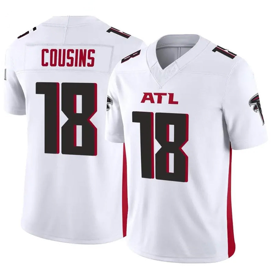 Friene A.Falcons #18 Kirk Cousins Player Vapor F.U.S.E. Limited Whtie Stitched Jerseys