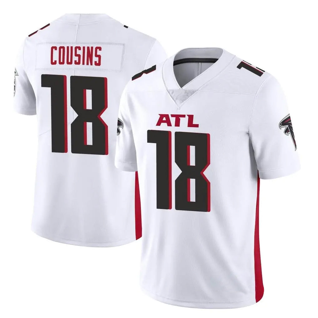 Friene A.Falcons #18 Kirk Cousins Player White Vapor Untouchable Limited Home Game Stitched Jerseys