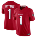 Friene A.Falcons #1 Dirty Birds Red Team Vapor F.U.S.E. Limited Stitched Jerseys
