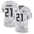 Friene A.Falcons #21 Mike Hughes Player Arctic Camo Salute to Service Limited Stitched Jerseys