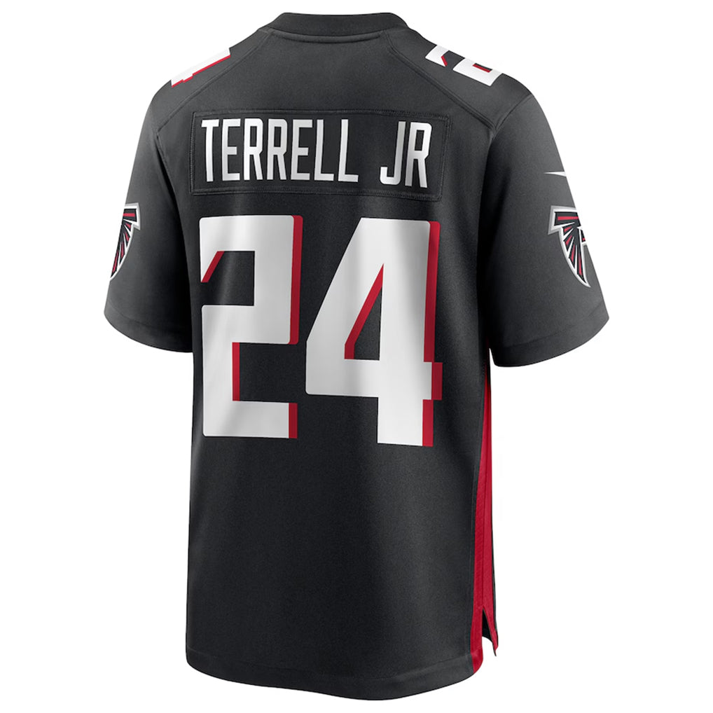 Friene A.Falcons #24 A.J. Terrell Jr. Player Black Home Game Stitched Jerseys