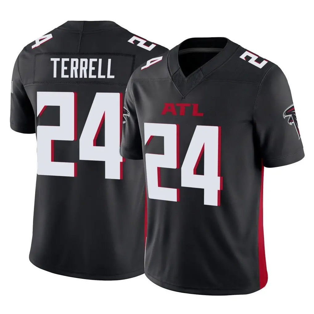 Friene A.Falcons #24 A.J. Terrell Jr. Player Black Vapor F.U.S.E. Limited Stitched Jerseys