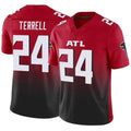 Friene A.Falcons #24 A.J. Terrell Jr. Player Red Vapor F.U.S.E. Limited Stitched Jerseys