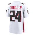 Friene A.Falcons #24 A.J. Terrell Jr. Player White Home Game Stitched Jerseys