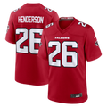 Friene A.Falcons #26 CJ Henderson Red Team Game Stitched Jerseys