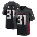 Friene A.Falcons #31 Xavier Watts Player Black Home Game Stitched Jerseys
