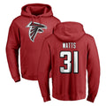 Friene A.Falcons #31 Xavier Watts Player Red Pullover Hoodies Home Game Stitched Jerseys