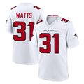 Friene A.Falcons #31 Xavier Watts Player White Team Color Home Game Stitched Jerseys