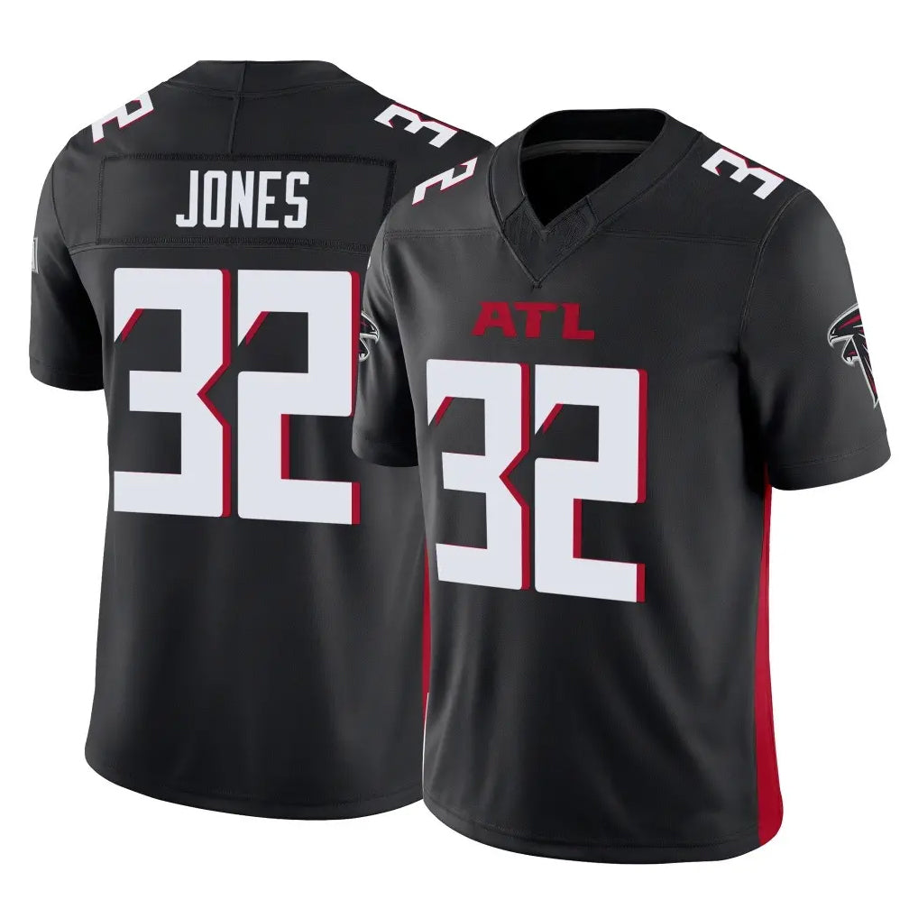 Friene A.Falcons #32 Cash Jones Player Black Vapor F.U.S.E. Limited Home Game Stitched Jerseys