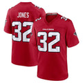 Friene A.Falcons #32 Cash Jones Player Red Team Color Home Game Stitched Jerseys