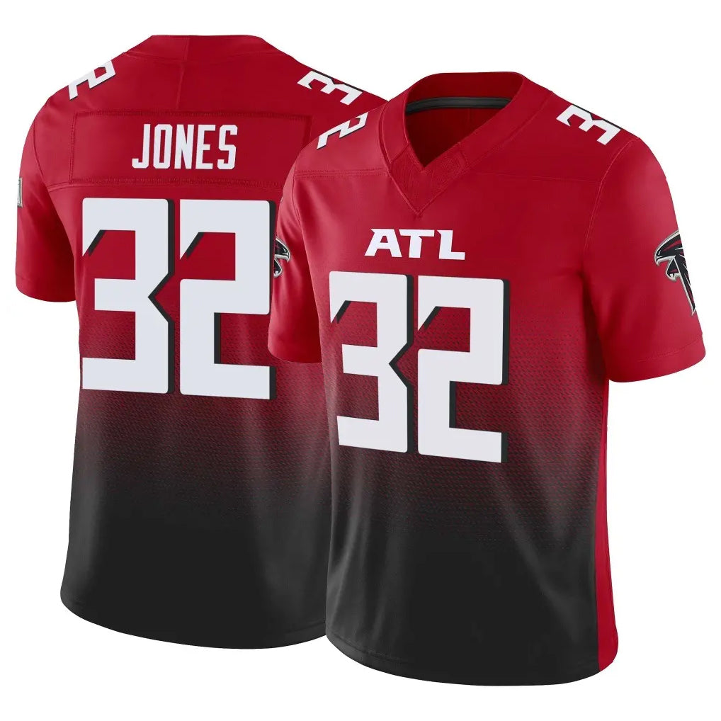 Friene A.Falcons #32 Cash Jones Player Red Vapor F.U.S.E. Limited Home Game Stitched Jerseys