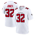 Friene A.Falcons #32 Cash Jones Player White Team Color Home Game Stitched Jerseys