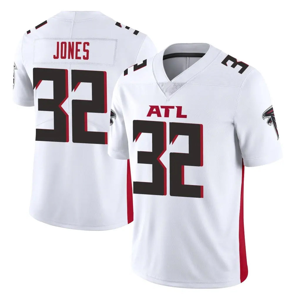 Friene A.Falcons #32 Cash Jones Player White Vapor Untouchable Limited Home Game Stitched Jerseys