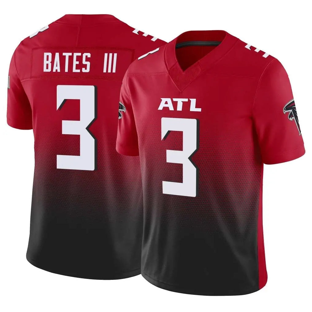 Friene A.Falcons #3 Jessie Bates III Player Red Vapor F.U.S.E. Limited Home Game Stitched Jerseys