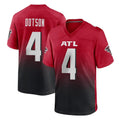 Friene A.Falcons #4 Jahan Dotson Player Red Home Game Stitched Jerseys