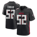 Friene A.Falcons #52 Samson Ebukam Player Black Home Game Stitched Jerseys