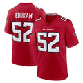 Friene A.Falcons #52 Samson Ebukam Player Red Team Color Home Game Stitched Jerseys