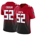 Friene A.Falcons #52 Samson Ebukam Player Red Vapor F.U.S.E. Limited Home Game Stitched Jerseys