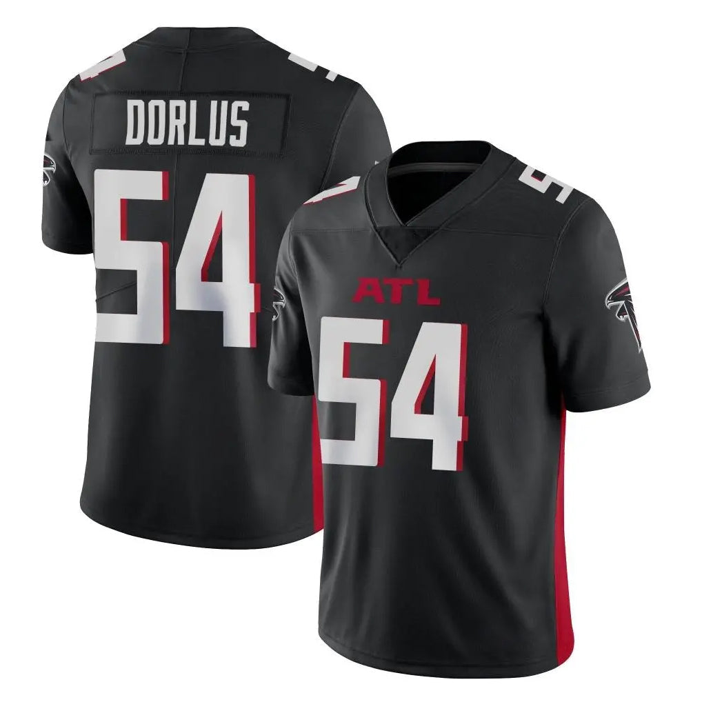 Friene A.Falcons #54 Brandon Dorlus Player Black Vapor Untouchable Limited Home Game Stitched Jerseys