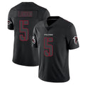 Friene A.Falcons #5 Drake London Player Black Impact Limited Stitched Jerseys