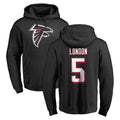 Friene A.Falcons #5 Drake London Player Black Salute to Service Hoodies Stitched Jerseys