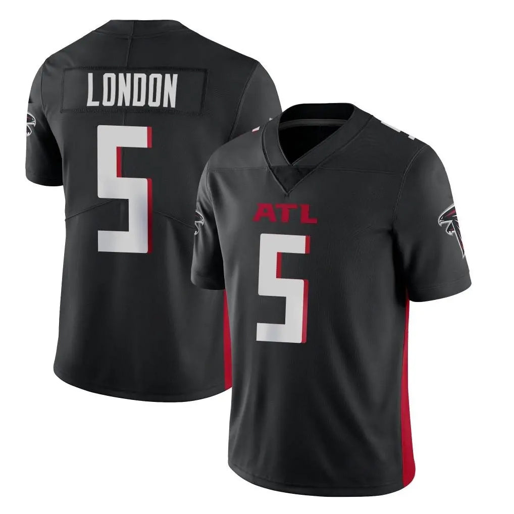 Friene A.Falcons #5 Drake London Player Black Vapor Untouchable Limited Home Game Stitched Jerseys
