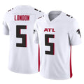 Friene A.Falcons #5 Drake London Player White Vapor F.U.S.E. Limited Home Game Stitched Jerseys